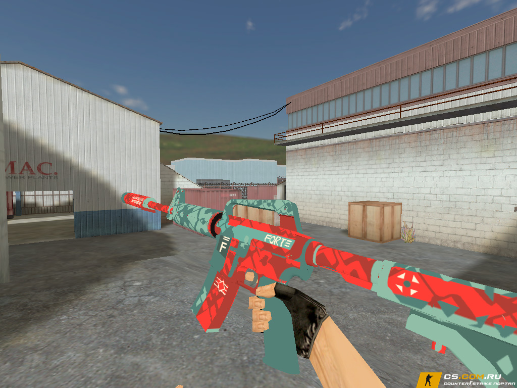 Модель M4A1-S «Forte» для CS 1.6