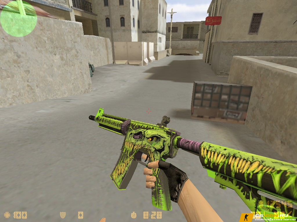Модель М4А4 «Toxicator» для CS 1.6