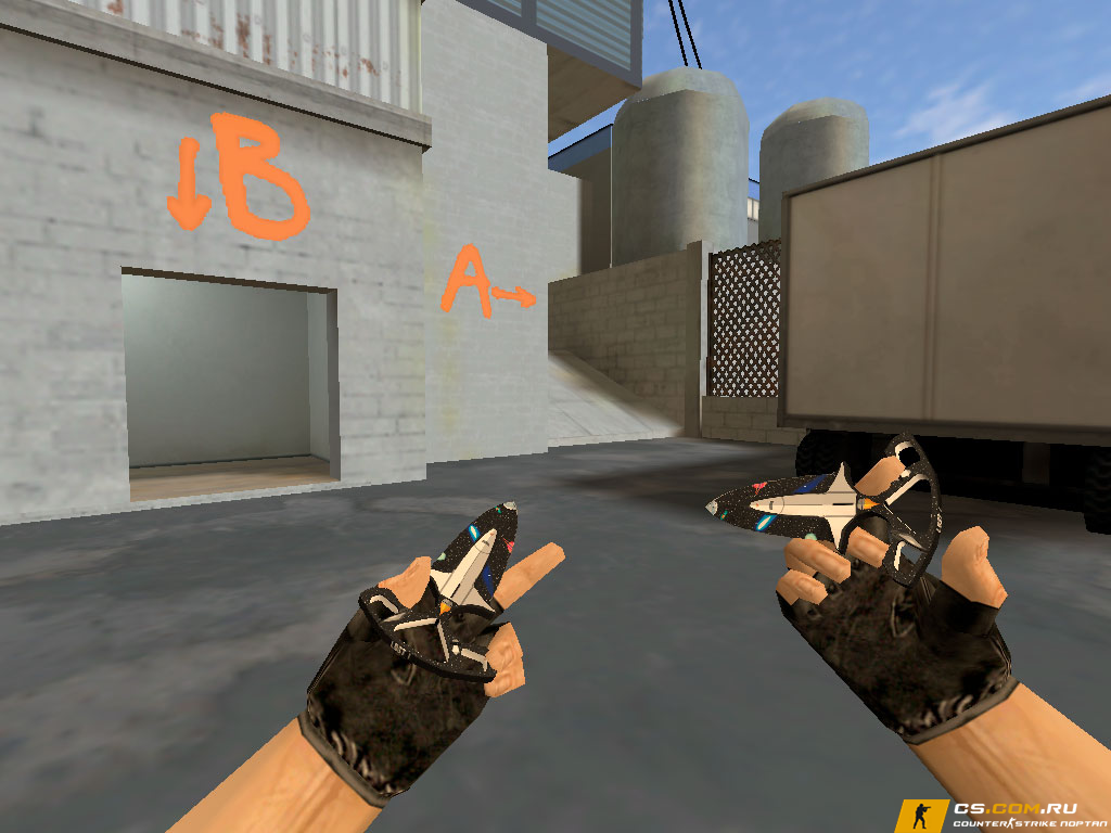 Модель Тычковый нож «Звездолёт» для CS 1.6