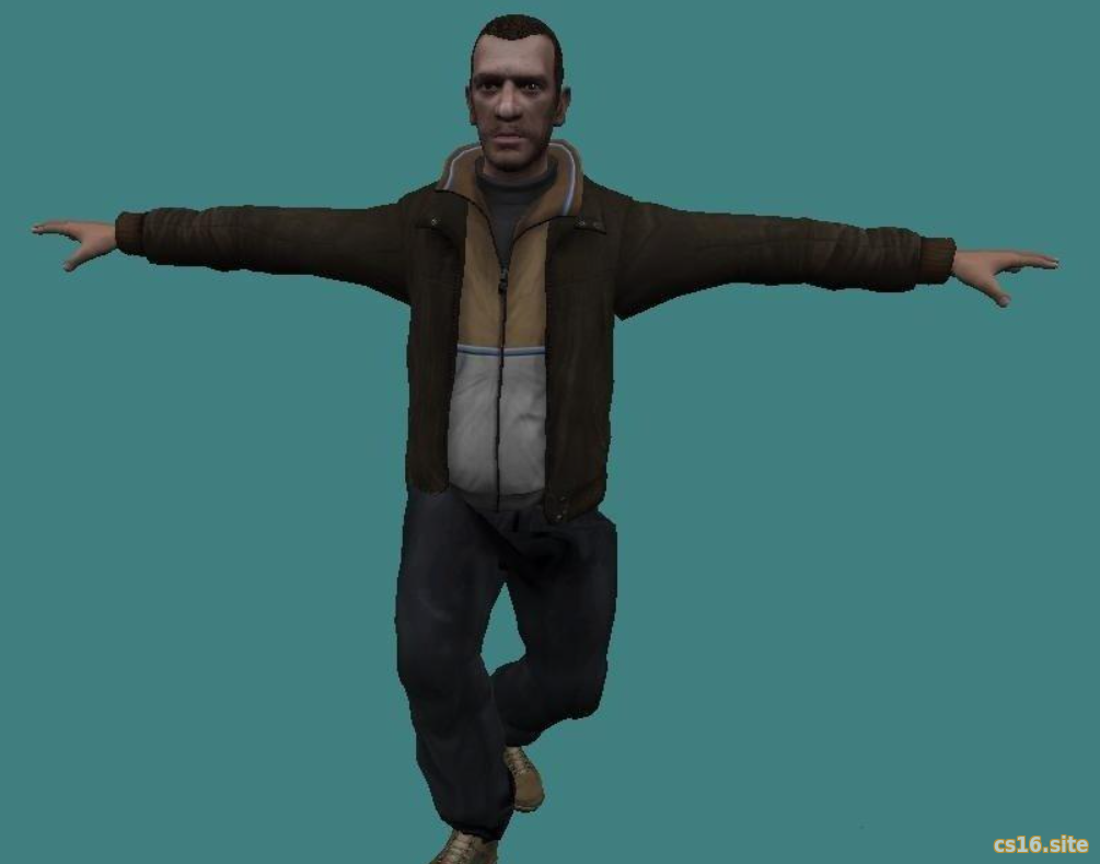 Модель игрока  «Niko Bellic» для CS 1.6
