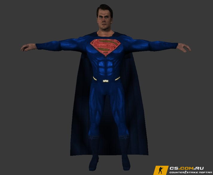 Мужская модель «Superman» для CS 1.6