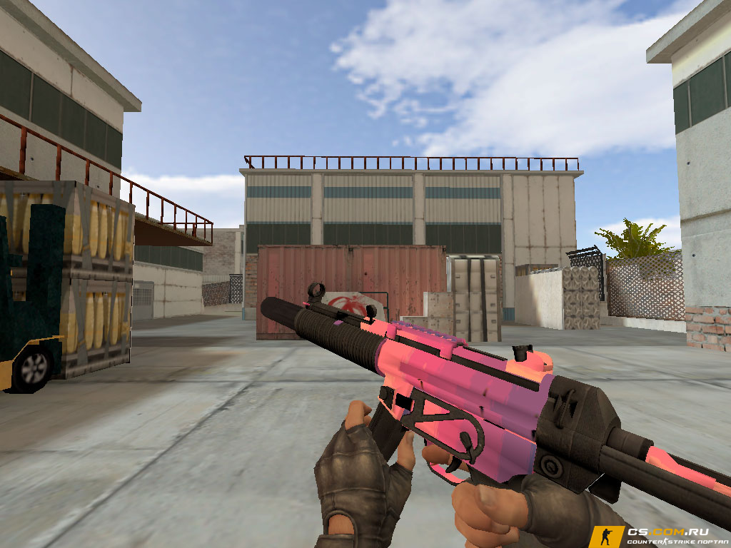 Модель MP5-SD Малиновый для CS 1.6