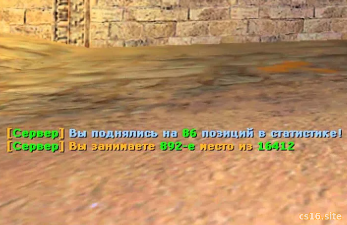 Плагин Info Rank для сервера CS 1.6