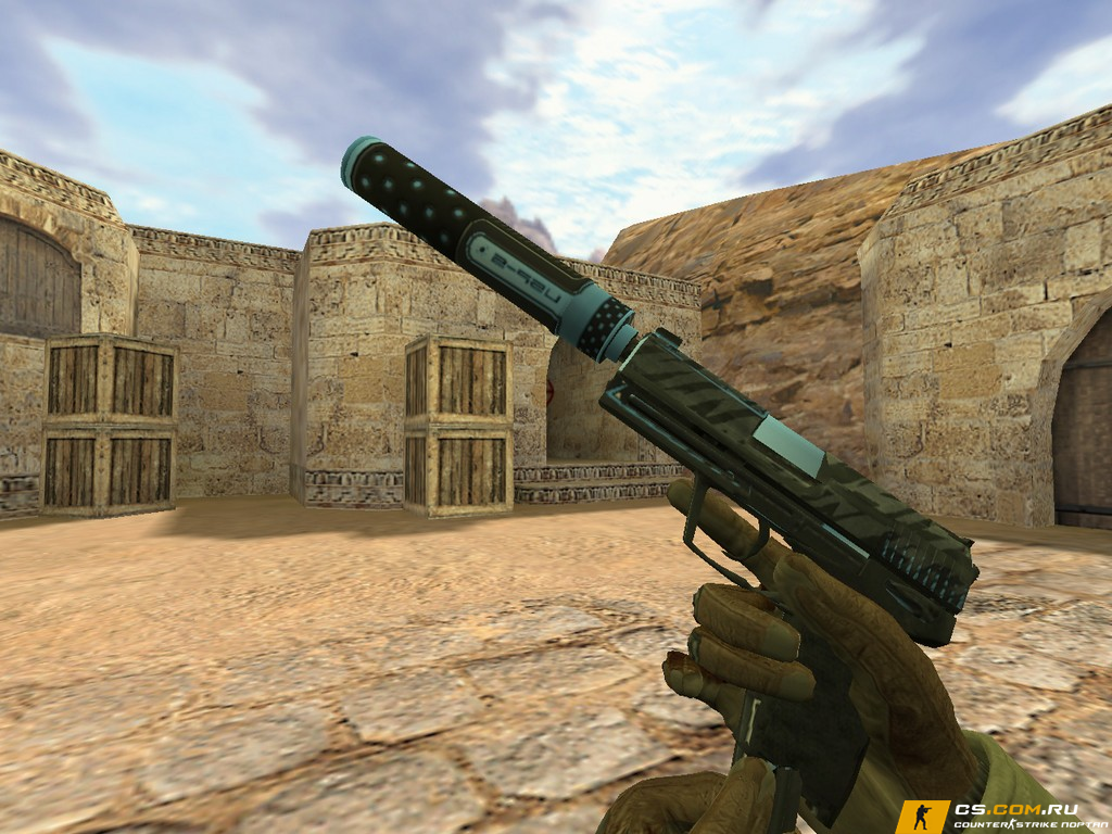 Модель USP Голубой Орион для CS 1.6
