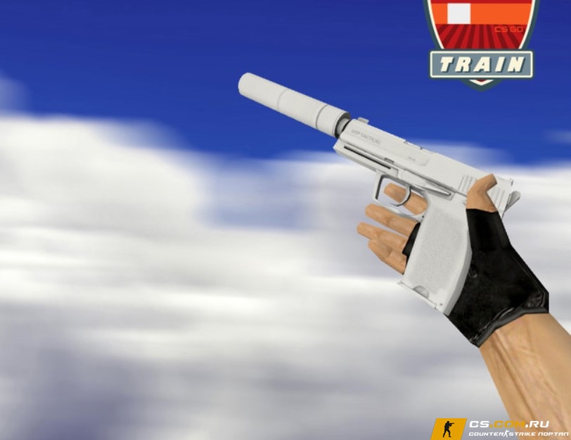 Скин USP-S - Побелка (Whiteout) для CS 1.6