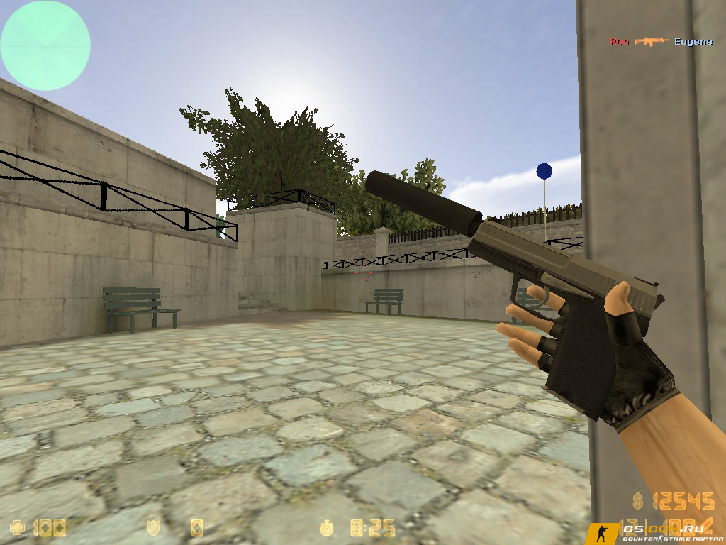 Модель USP-S Нержавейка для CS 1.6
