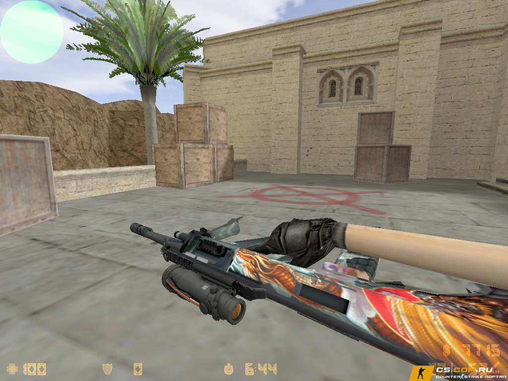 Модель AUG Азуро для CS 1.6