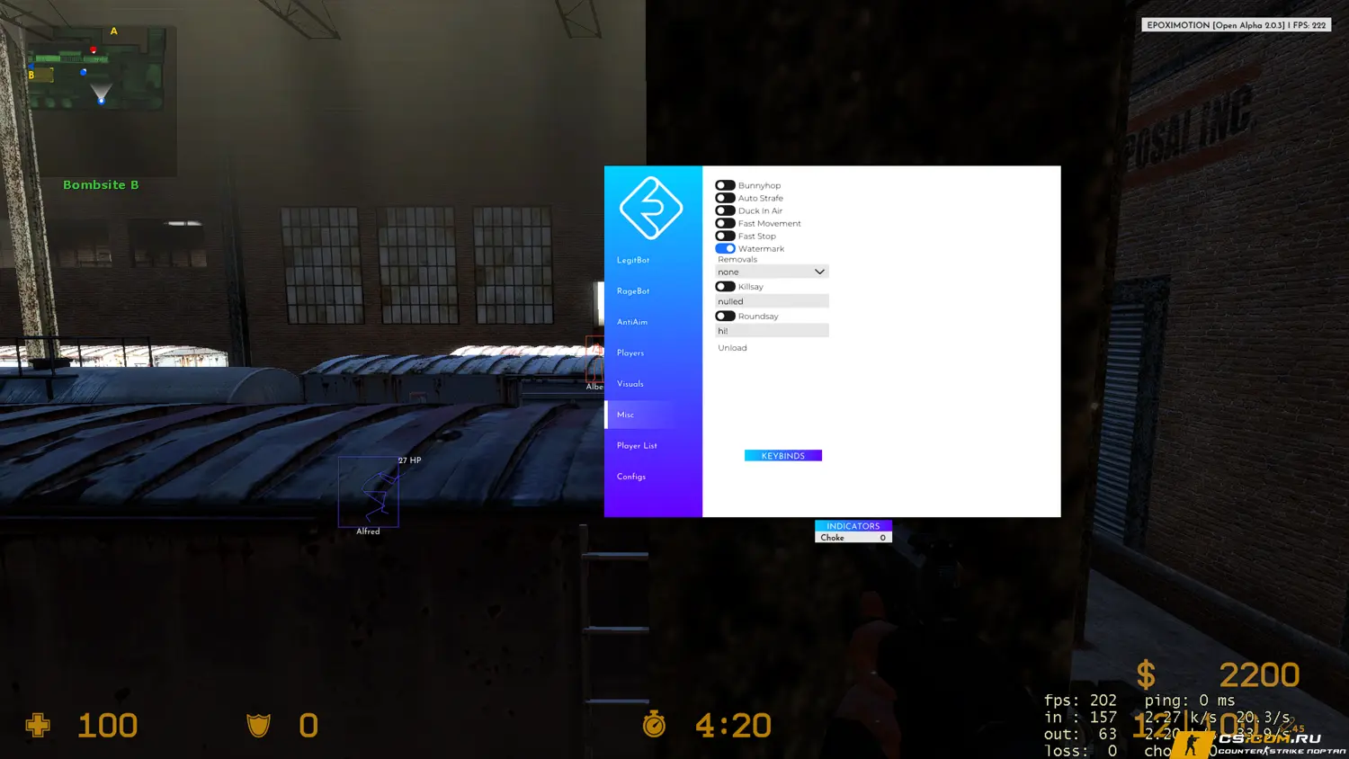 Чит Epoximotion для CS:S (КС:С)