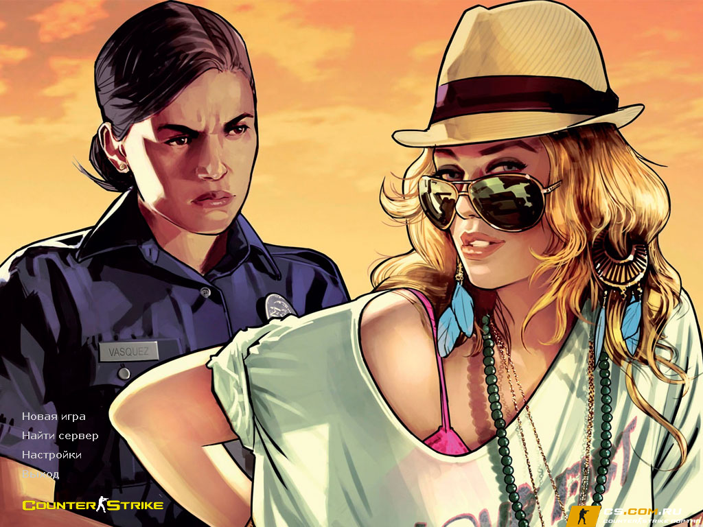 CS 1.6 (КС 1.6) со скинами из GTA