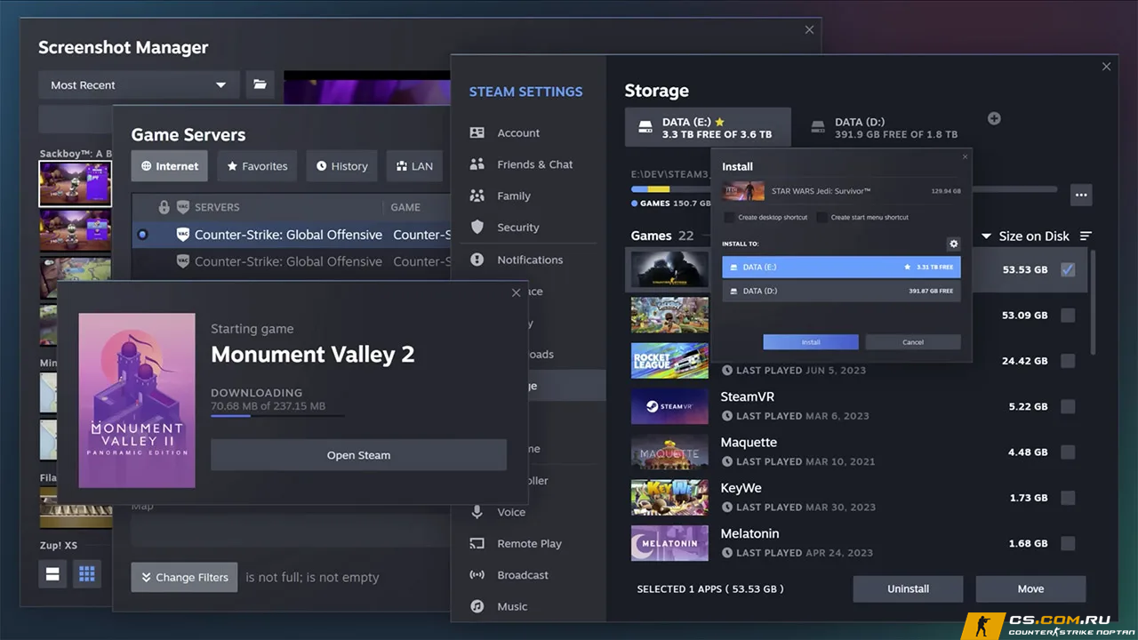 Steam - Официальный Стим клиент на ПК