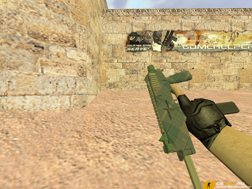 Модель MP9 Зеленая клетка для CS 1.6