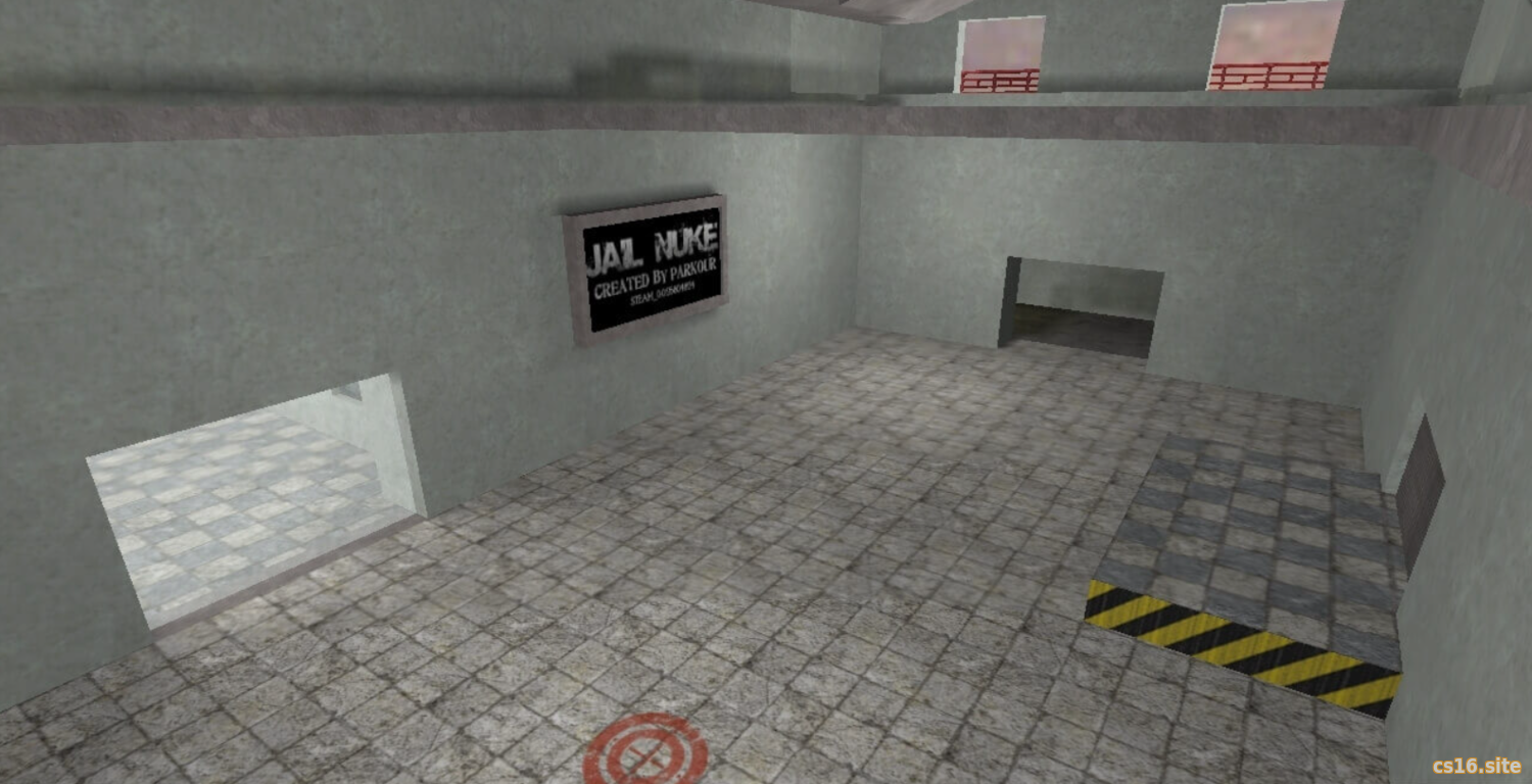 Карта «jail_nuke_v3» для CS 1.6