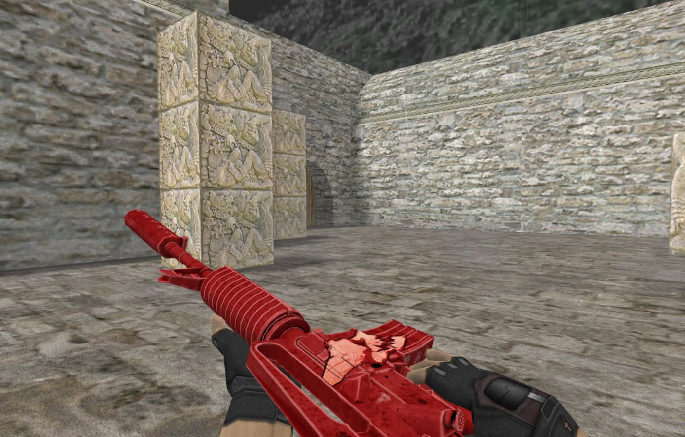 Модель M4A1-S Demonology для CS 1.6