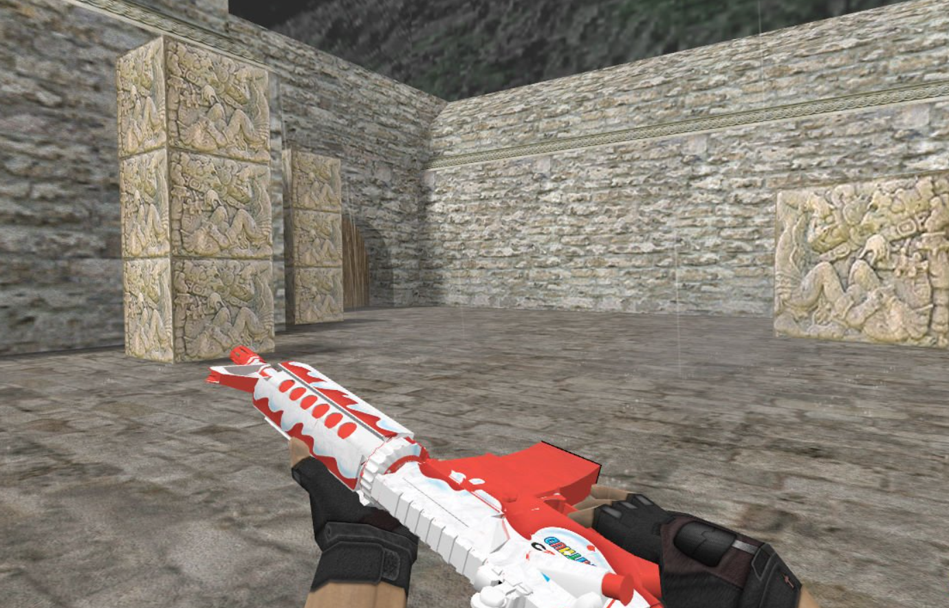 Модель M4A1-S Guntime Kinder для CS 1.6