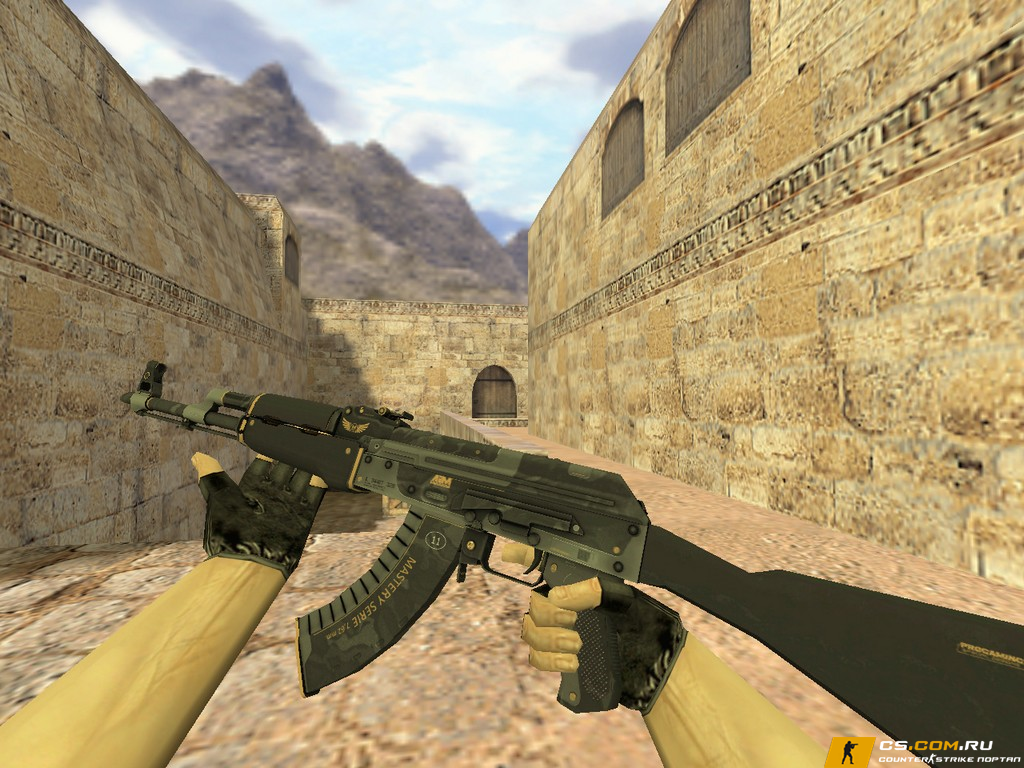Модель AK-47 «Элитное снаряжение» для CS 1.6