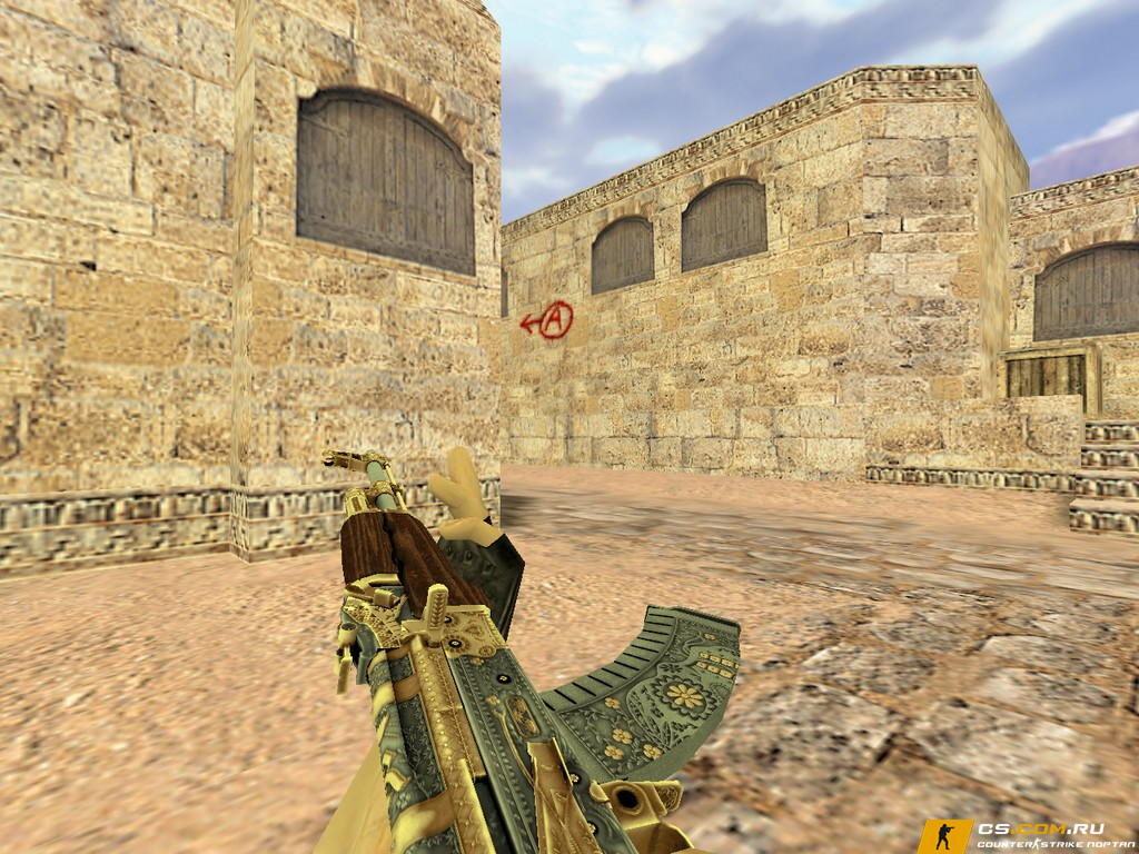 Модель AK-47 «Золотой картель» для CS 1.6