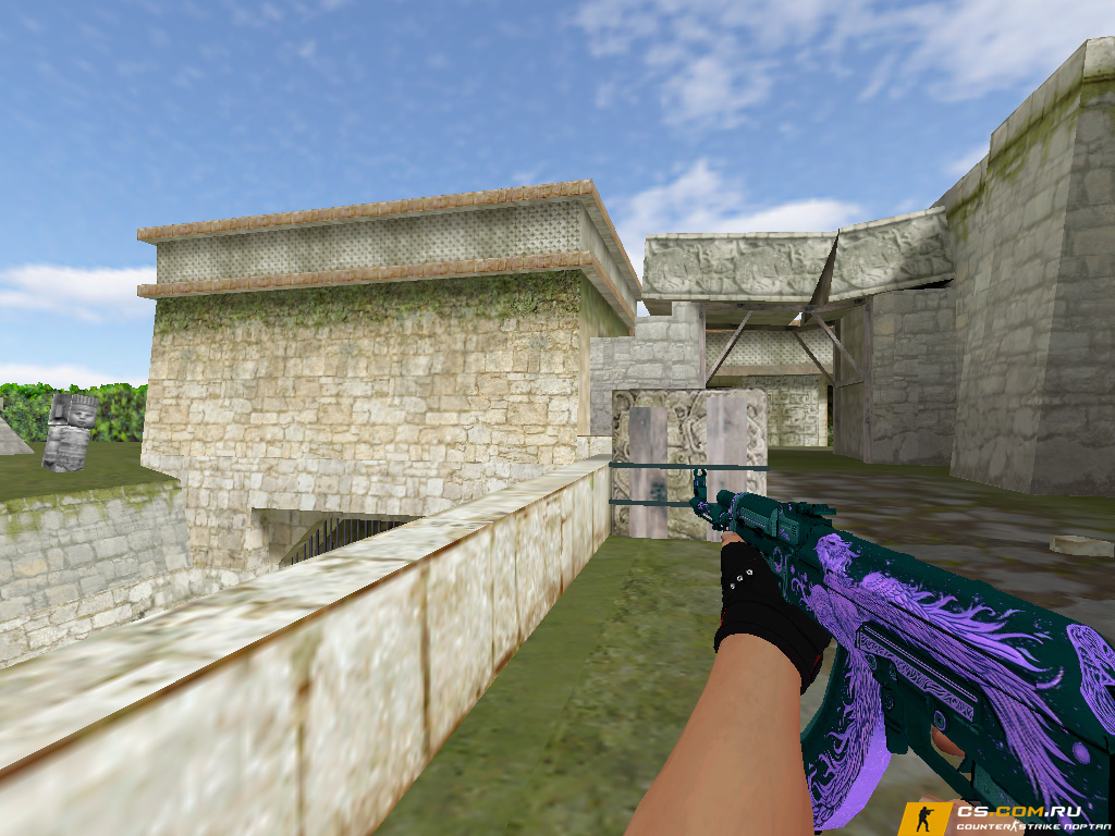 Модель AK-47 «Phoenix Rise Purple» для CS 1.6