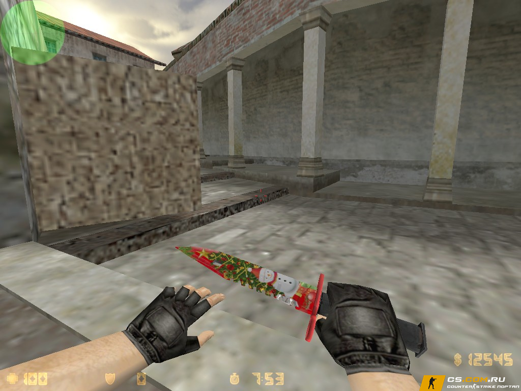Модель Штык-нож «Рождество» для CS 1.6