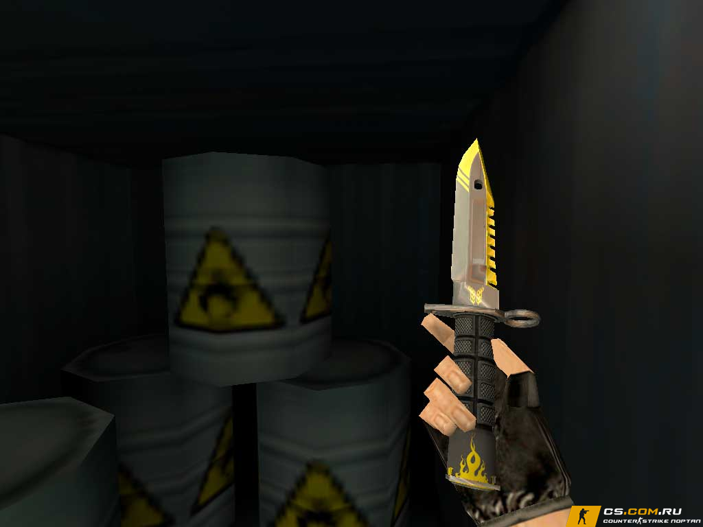 Модель Штык-нож M9 «Тестер» для CS 1.6