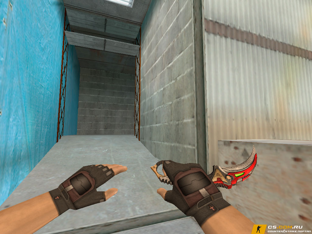 Модель ножа Karambit «Cyberium» для CS 1.6