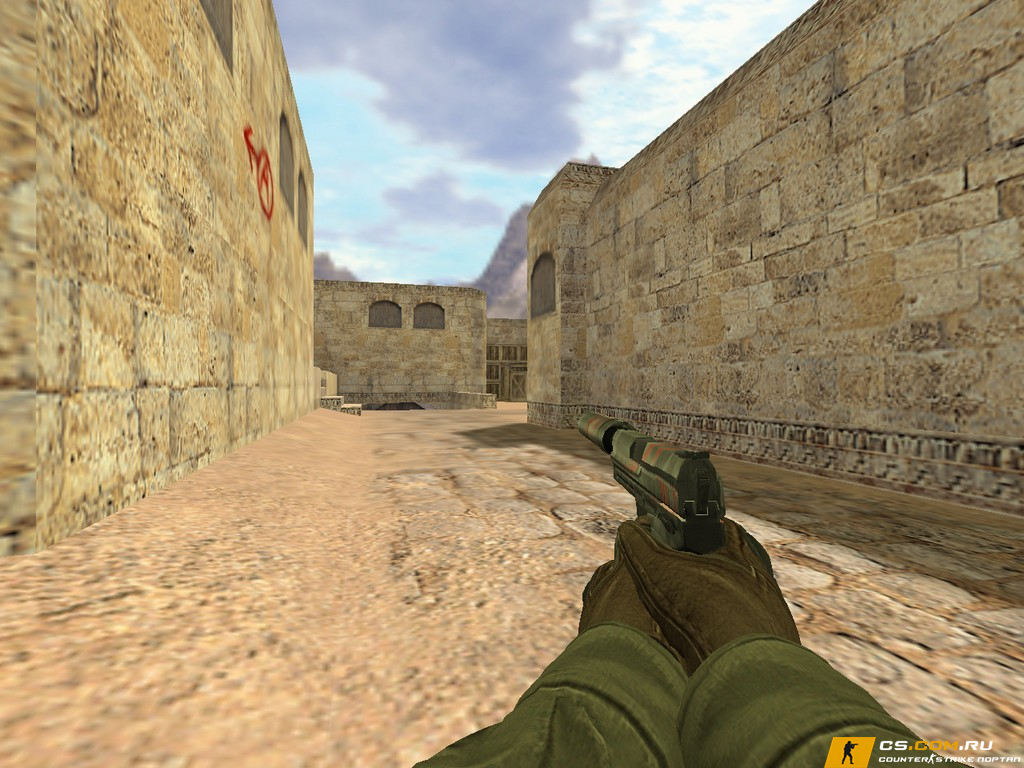 Модель USP Кровавый тигр для CS 1.6
