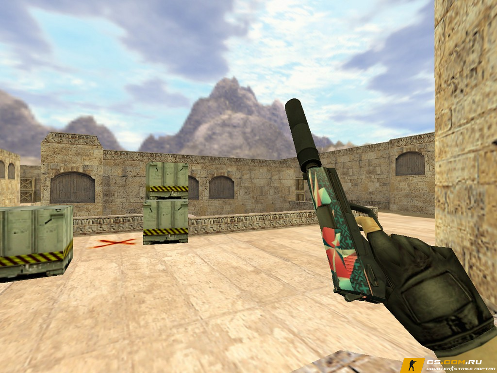 Модель USP Буйство красок для CS 1.6