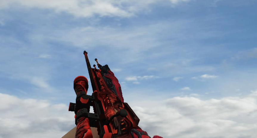 Модель HD AWP DEMON + Crimson kimono для CS 1.6